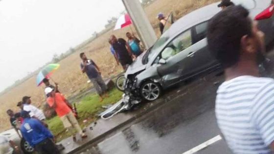 St-Pierre : quatre blessés dans un carambolage impliquant trois véhicules et une moto 