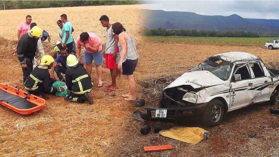 Cascavelle : accident spectaculaire ; deux blessés graves