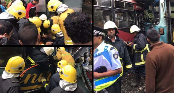 Nouvelle-France : 17 blessés dans une collision entre deux bus