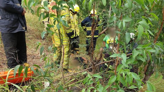 Accident de la route à Pailles : un motocycliste frôle la mort