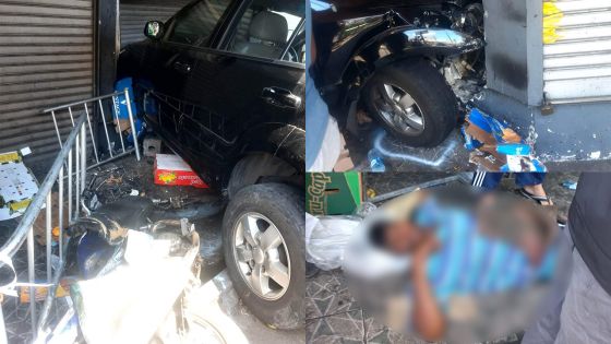 Accident à la rue Desforges : une voiture finit sa course dans un commerce 