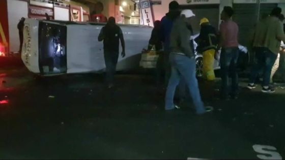 Flashback sur l'accident impliquant un véhicule de la SST