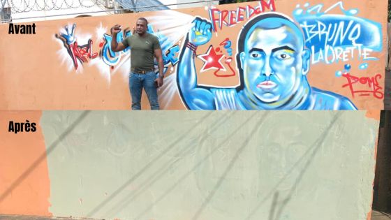 Résidence Briqueterie : arrêté pour avoir dessiné le portrait de Bruneau Laurette sur une propriété de l'État