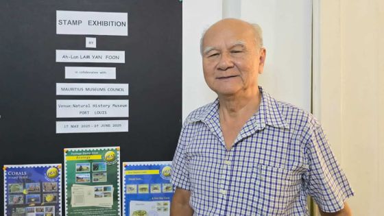 Philatélie : Ah-Lan Lam Yan Foon expose plus de 1 000 timbres au Musée d’Histoire Naturelle