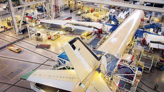 First Air Mauritius A350 XWB takes shape on assembly line