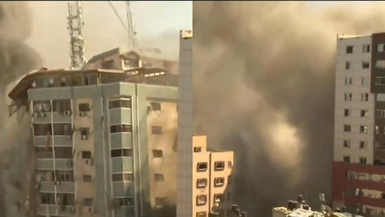 Gaza : l'immeuble des médias Al-Jazeera et AP pulvérisé par une frappe israélienne