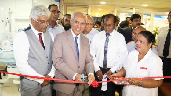 Dr A.G. Jeetoo Hospital gets a National Neonatal Intensive Care Unit