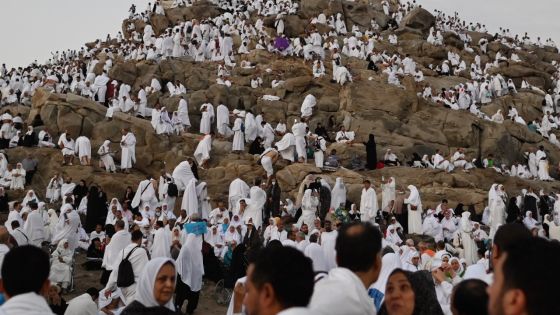 Sur le Mont Arafat, les pèlerins accomplissent le rite le plus important du hajj