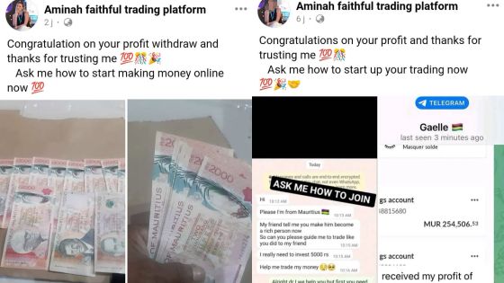 Arnaque en ligne : elle espérait toucher Rs 18 000, mais perd Rs 80 000