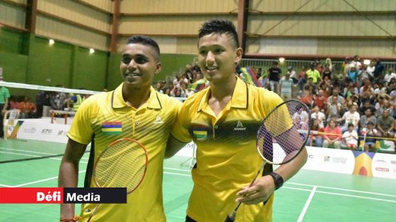JIOI - Badminton : la paire Paul-Lubah sur la plus haute marche du podium en double masculin