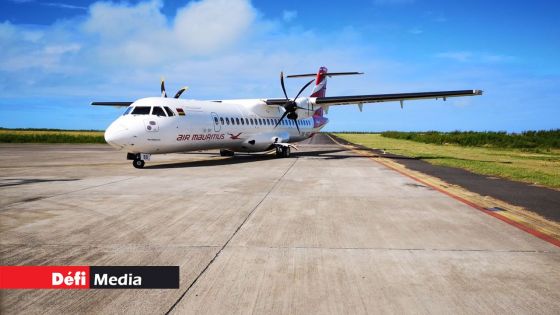 Air Mauritius : L’ATR 72-500, immobilisé à Rodrigues, regagne Maurice