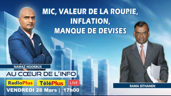 « Au Cœur de l’Info » : Rama Sithanen l’invité de Nawaz Noorbux ce vendredi