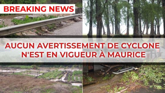 Forte tempête Calvinia : l'alerte cyclonique levée à Maurice