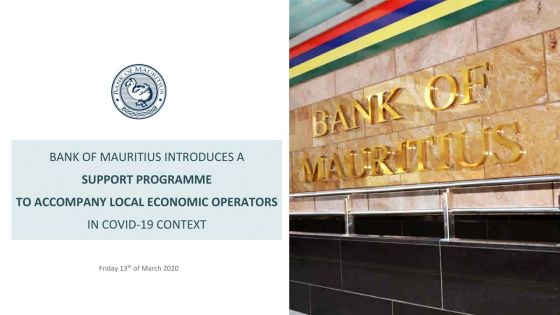 Coronavirus : la BoM annonce un «Special Relief Amount» de Rs 5 milliards pour aider les entreprises affectées 