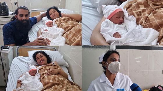 Voici le premier bébé de l’année 2022 à l'île Maurice 