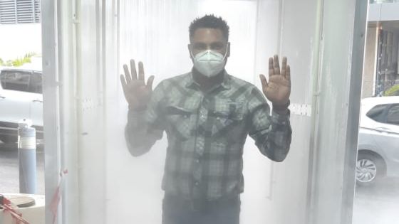 Blychem lance un tunnel désinfectant conçu par des ingénieurs mauriciens