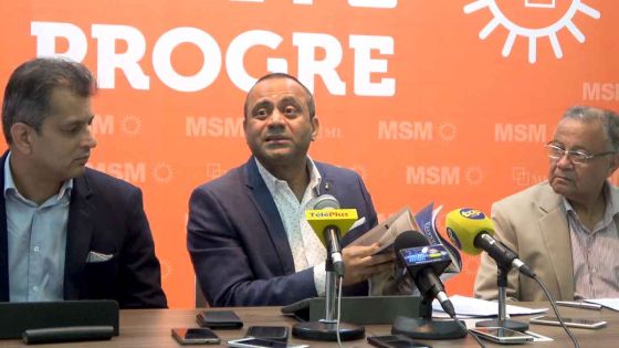 «Adepte du copy paste, certains politiciens font pareil que le Premier ministre», selon le Chief Whip, Bobby Hurreeram