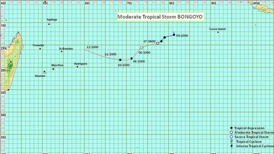 Météo : Bongoyo n'influencera pas directement le temps à Maurice