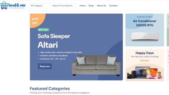 E-Commerce : boutik.mu du Défi Media Group lancé avec des promotions exclusives