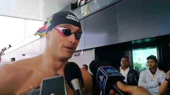 JIOI-Natation : Bradley Vincent remporte la première médaille d’or pour Maurice 