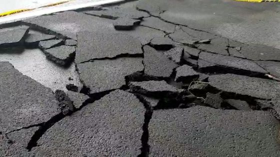 [Est] Pluies torrentielles- Bramsthan : rivière en crue, une partie de la route endommagée 