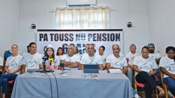 En direct : conférence de presse de la plateforme “Pa touss nou pension”