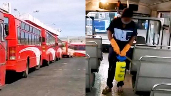 Transports en commun : des employés inquiets malgré l'opération désinfection des bus