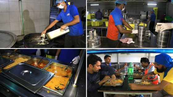 Protestation sur la qualité du riz : les responsables de Larsen and Toubro inspectent la cuisine et la cantine de Richelieu 