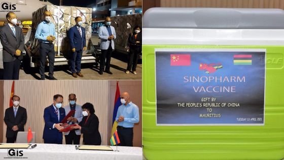 Covid-19 : Maurice commande 500 000 vaccins supplémentaires auprès de la Chine