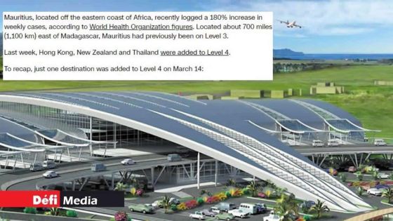 Covid-19 : Maurice placé sur la liste des pays à très haut risque par les Etats-Unis