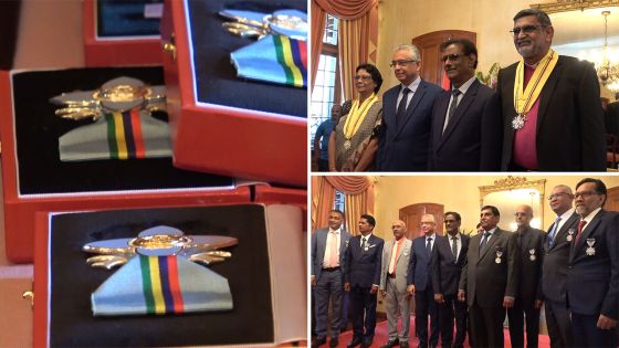 State House : des décorés de la République reçoivent leur insigne