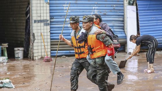 Chine: quinze morts dans des pluies torrentielles