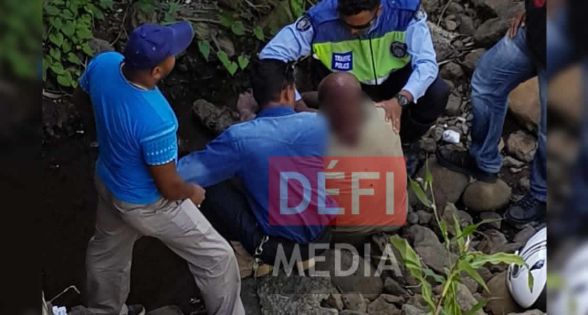 À Réduit : il chute d’un pont de huit mètres de haut