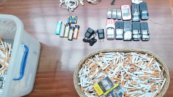 Prison de Melrose : saisie de cigarettes et de téléphones portables