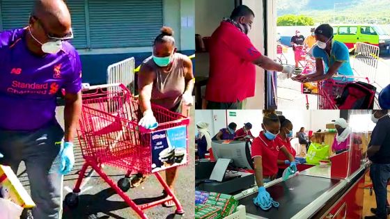 Réouverture des supermarchés : les caddies et caisses désinfectés 