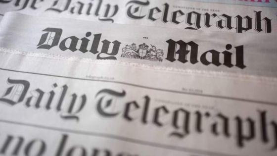 Le propriétaire du Daily Mail conclut un accord de 650 millions de dollars pour racheter le Telegraph