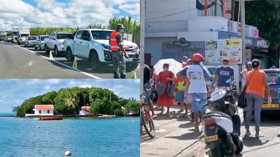 Mahébourg, confiné mais pas trop