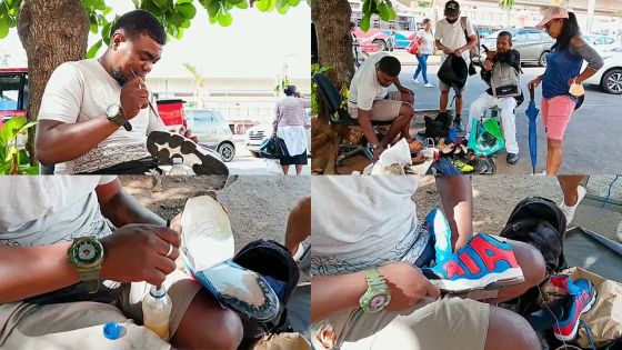 Dovic Malbrook, le cordonnier de rue persévérant