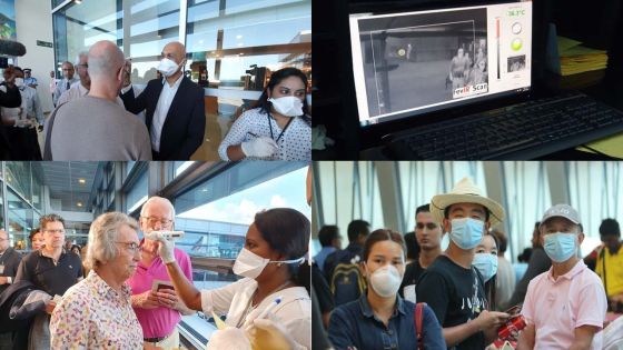 [En images] Système de détection du coronavirus à Maurice : Jagutpal débarque à Plaisance pour une visite