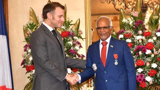 Macron reçu par le président Gokhool : un entretien consacré à la coopération franco-mauricienne  