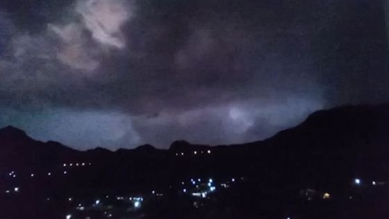 Météo : la foudre illumine le ciel mauricien 