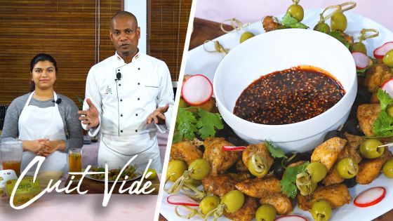 Avec «Cuit Vidé», épatez vos convives avec des brochettes de poulet sauce prune et soja