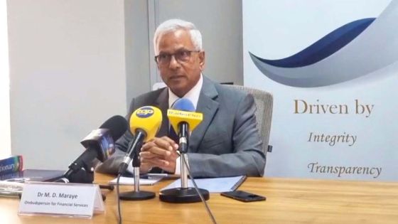 Ombudsperson for Financial Services : Maraye menace de démissionner à cause d’un manque de ressources