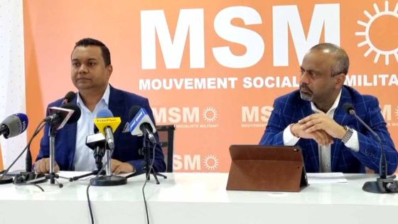 Suivez la conférence de presse du MSM