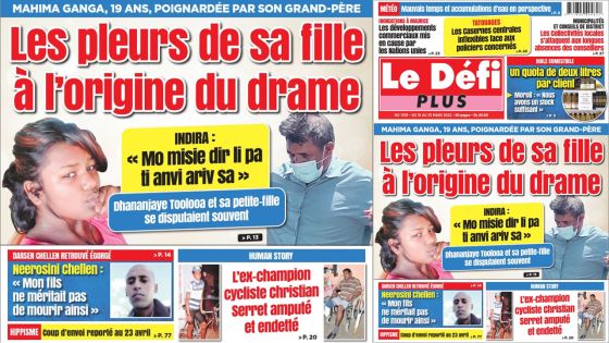 Voici la Une du Défi Plus de ce samedi 19 mars 2022