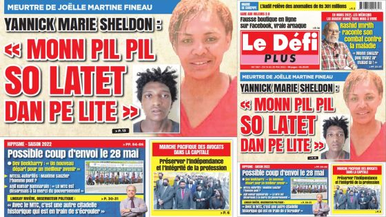 Voici la Une du Défi Plus de ce samedi 14 mai 2022