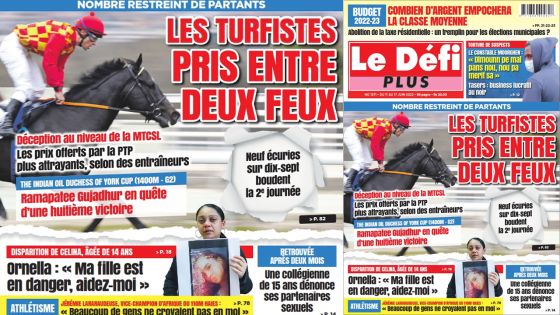 Voici la Une du Défi Plus de ce samedi 11 Juin 2022