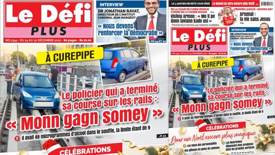 Voici la Une du Défi Plus de ce samedi 24 Decembre 2022