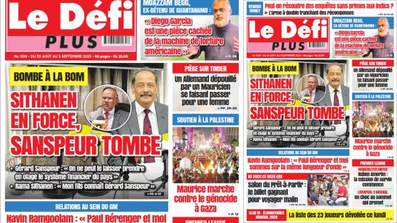 Voici la Une du Défi Plus de ce Samedi 30 Août 2025
