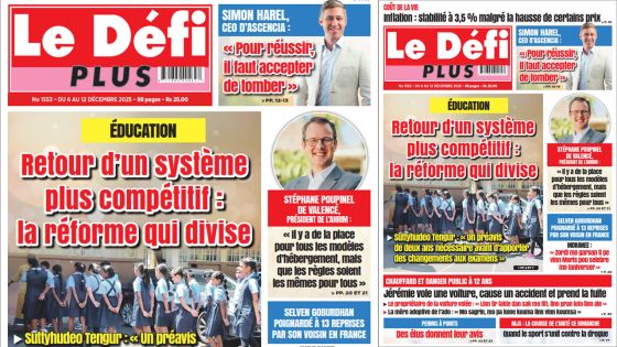Voici la Une du Défi Plus de ce Samedi 06 Decembre 2025
